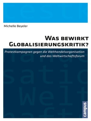 cover image of Was bewirkt Globalisierungskritik?
